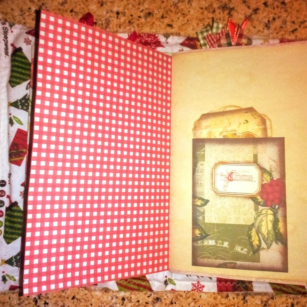 🎄Holly Jolly Elegant 🎀Christmas Holiday  Vintage Journal🎄